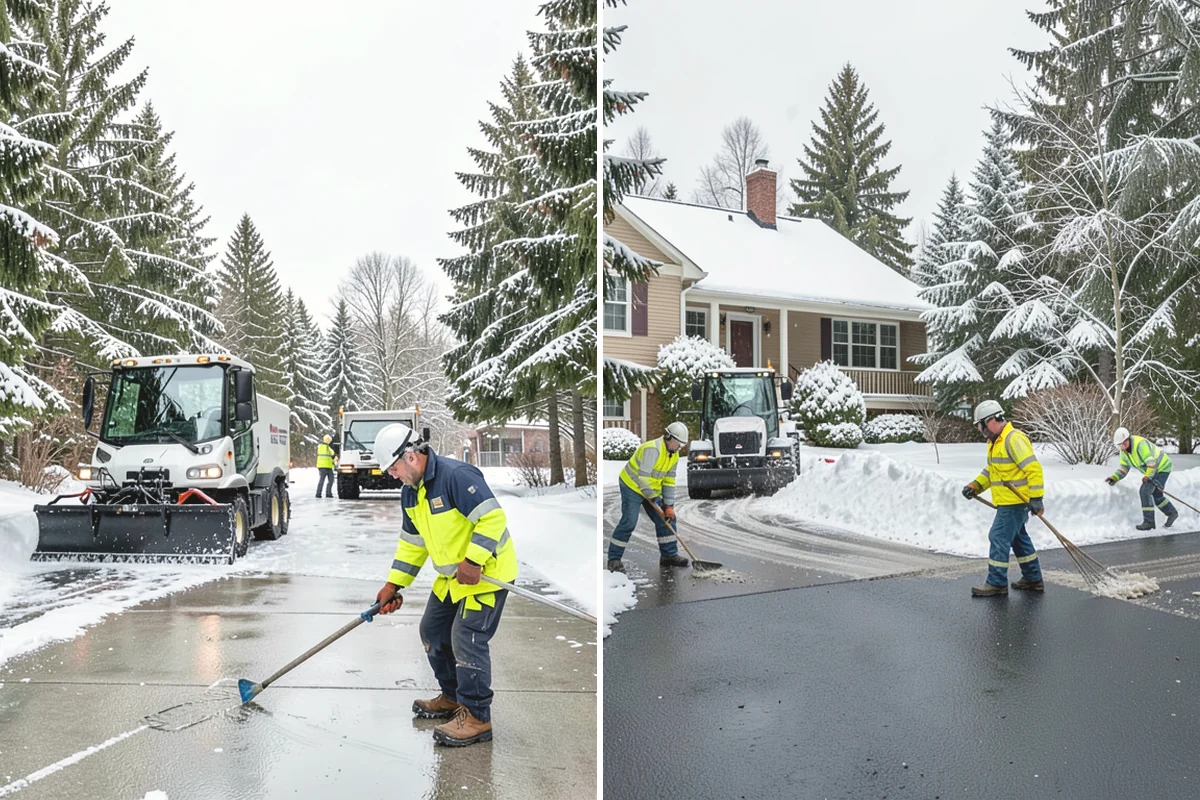 Salt Application in Burien, King County, WA - Check pavement temperature to confirm salt is the right tool