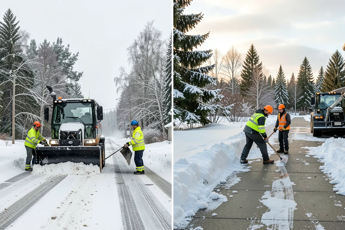 Salt Application in Concrete, Skagit County, WA - Check pavement temperature to confirm salt is the right tool