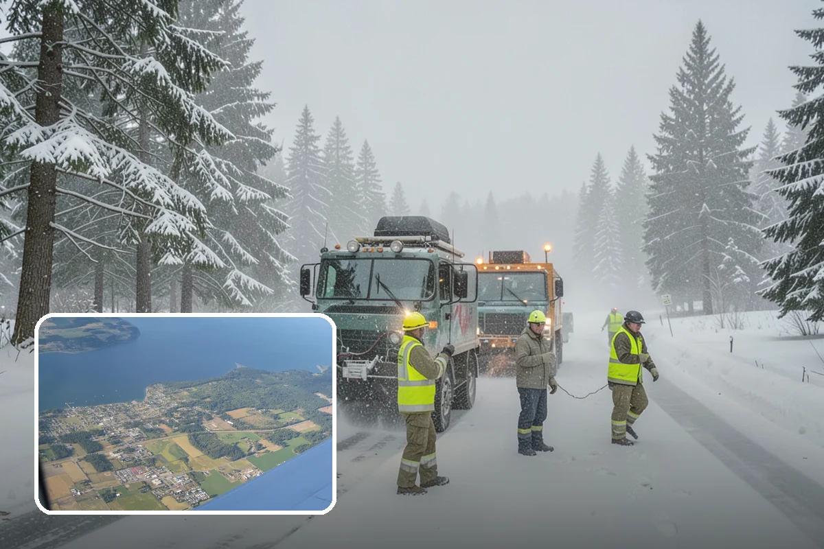 Salt Application in Coupeville, Island County, WA - Melts ice effectively in the mid-20s range typical of PNW freezes