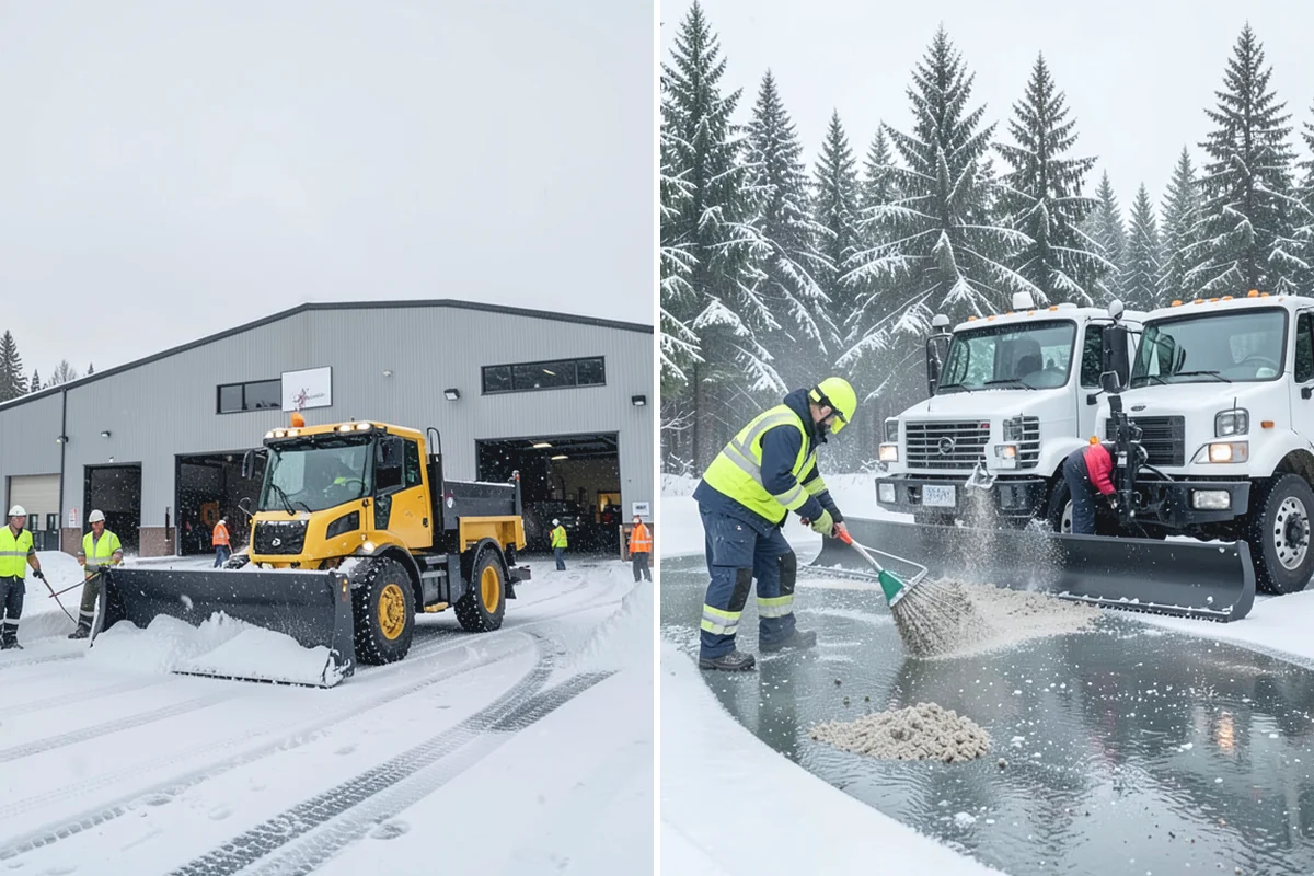 Salt Application in Coupeville, Island County, WA - Check pavement temperature to confirm salt is the right tool