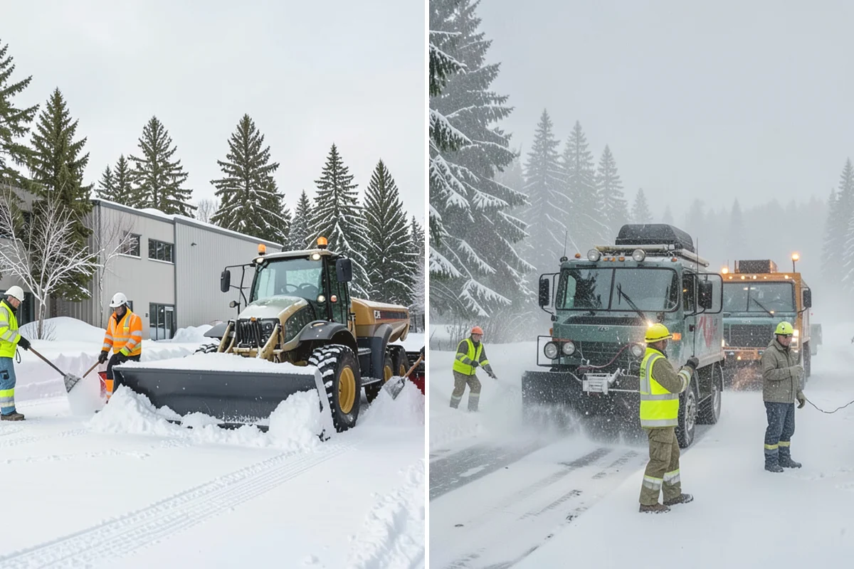 Salt Application in Covington, King County, WA - Check pavement temperature to confirm salt is the right tool