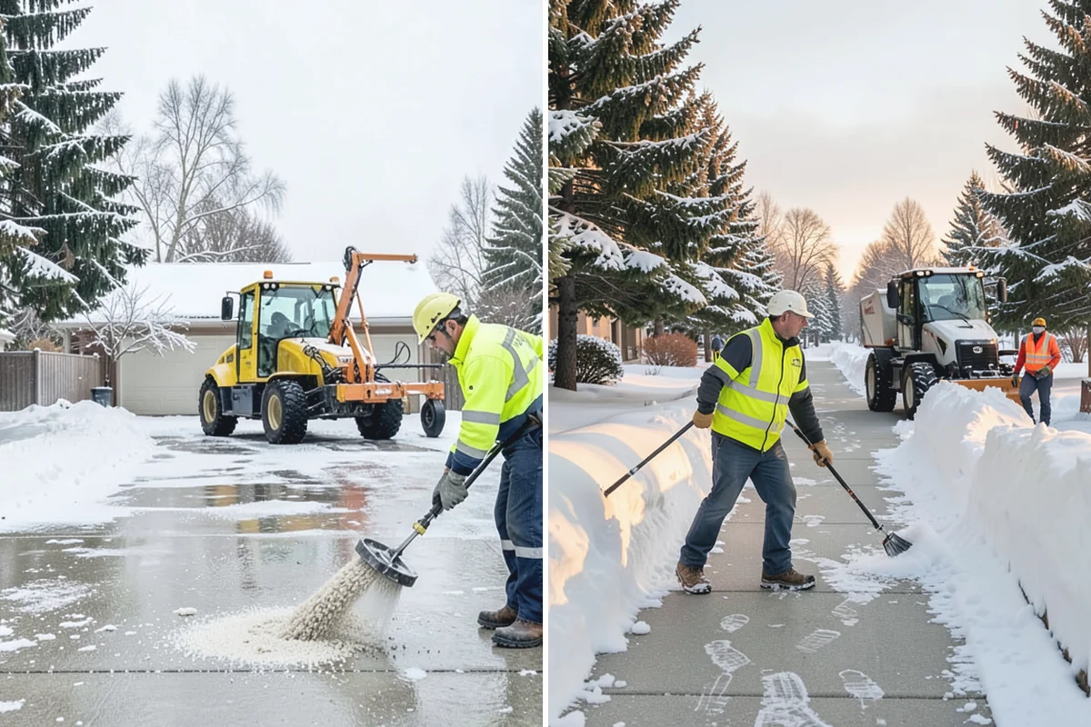 Salt Application in Darrington, Snohomish County, WA - Check pavement temperature to confirm salt is the right tool
