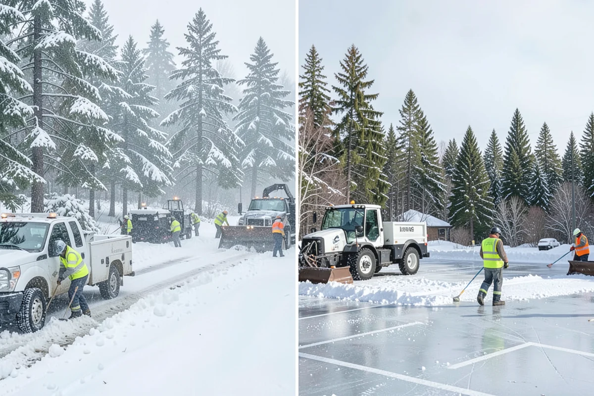 Salt Application in Des Moines, King County, WA - Check pavement temperature to confirm salt is the right tool