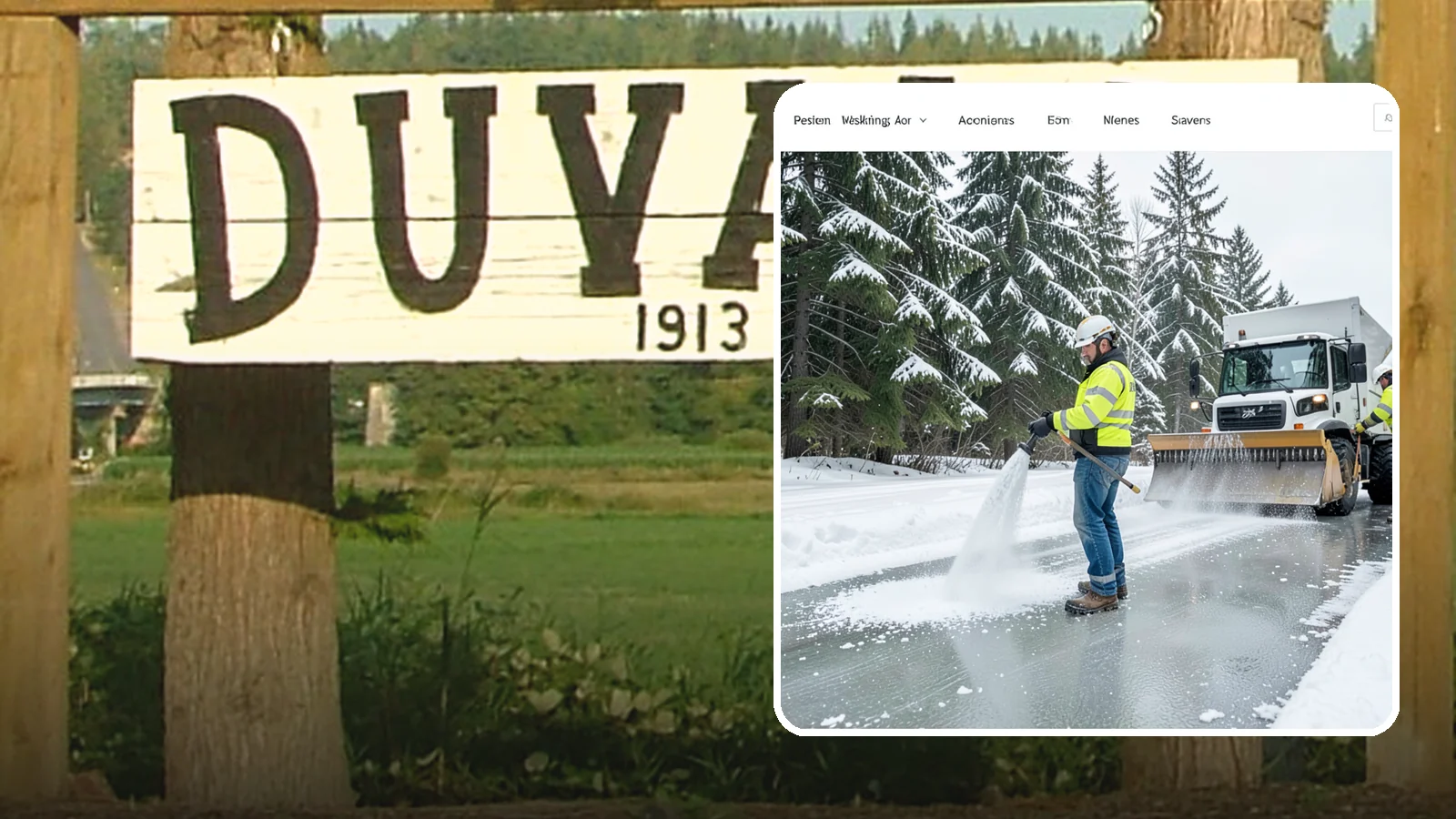 Salt Application in Duvall, King County, WA - Salt application melts existing ice and prevents new formation on the pavement surfaces that keep your Western Washington...