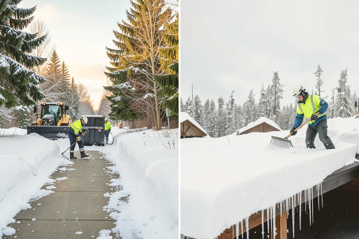 Salt Application in Eatonville, Pierce County, WA - Check pavement temperature to confirm salt is the right tool