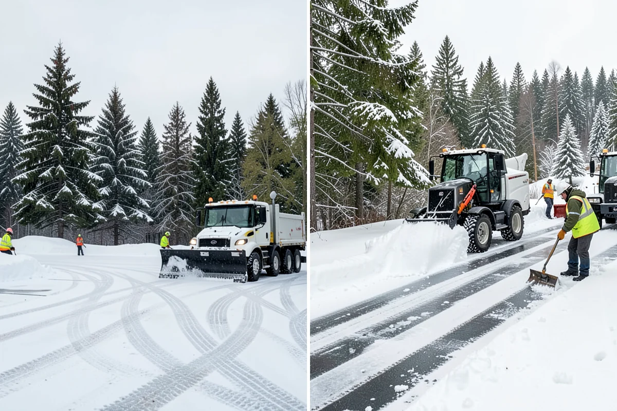 Salt Application in Enumclaw, King County, WA - Check pavement temperature to confirm salt is the right tool