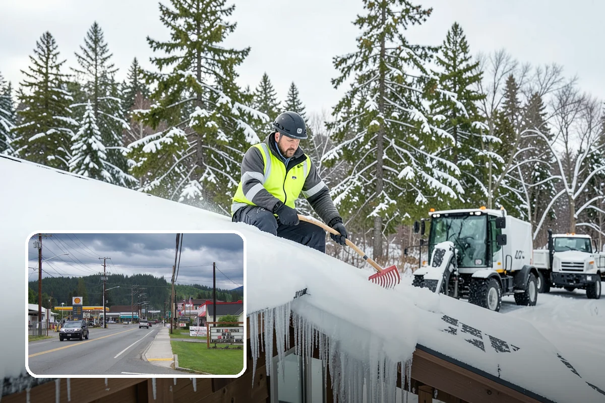 Salt Application in Granite Falls, Snohomish County, WA - Melts ice effectively in the mid-20s range typical of PNW freezes
