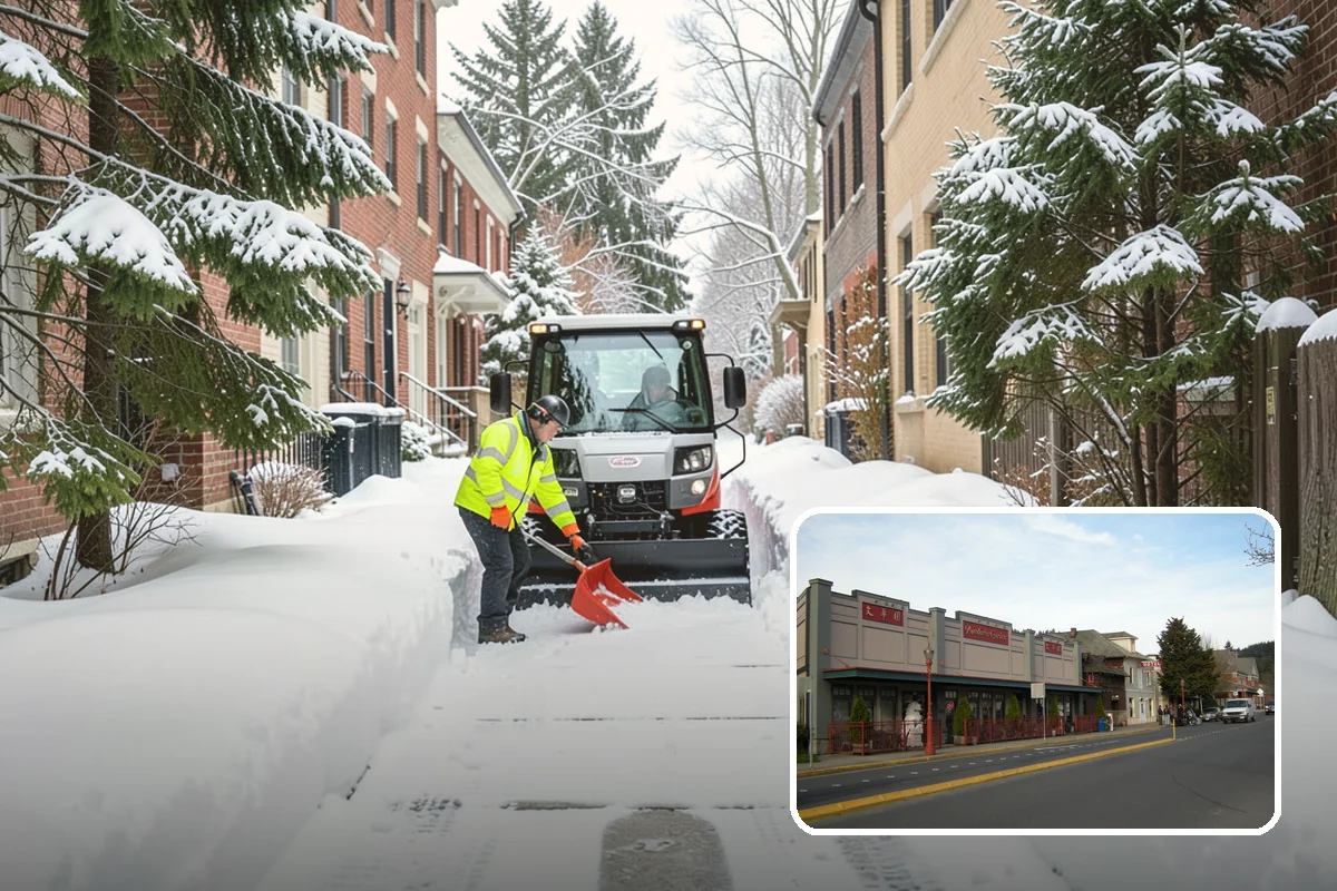 Salt Application in Issaquah, King County, WA - Melts ice effectively in the mid-20s range typical of PNW freezes