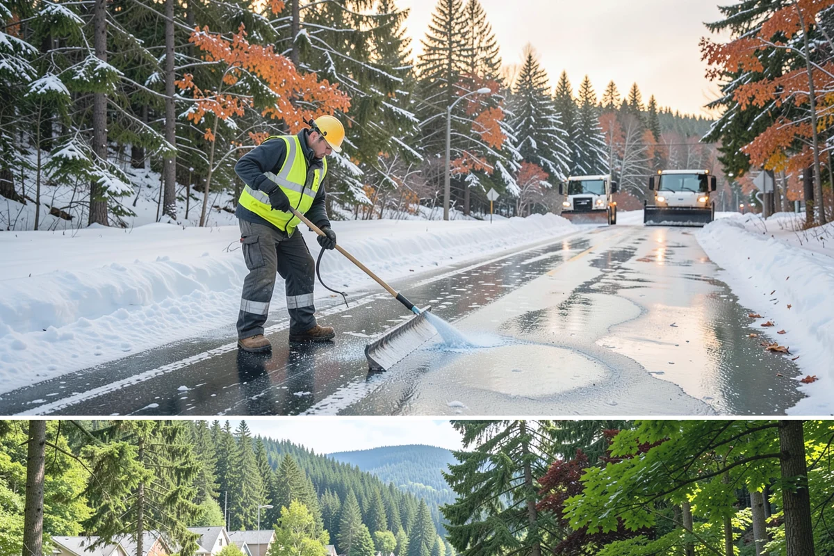 Salt Application in Lake Forest Park, King County, WA - Salt application is most effective from November through February during freezes that hold in the low-to-mid 20s across the Puget...