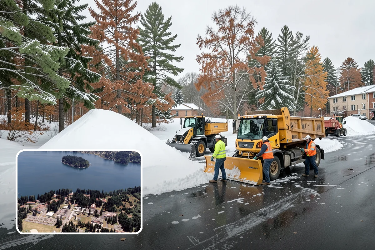 Salt Application in Lakewood, Pierce County, WA - Melts ice effectively in the mid-20s range typical of PNW freezes