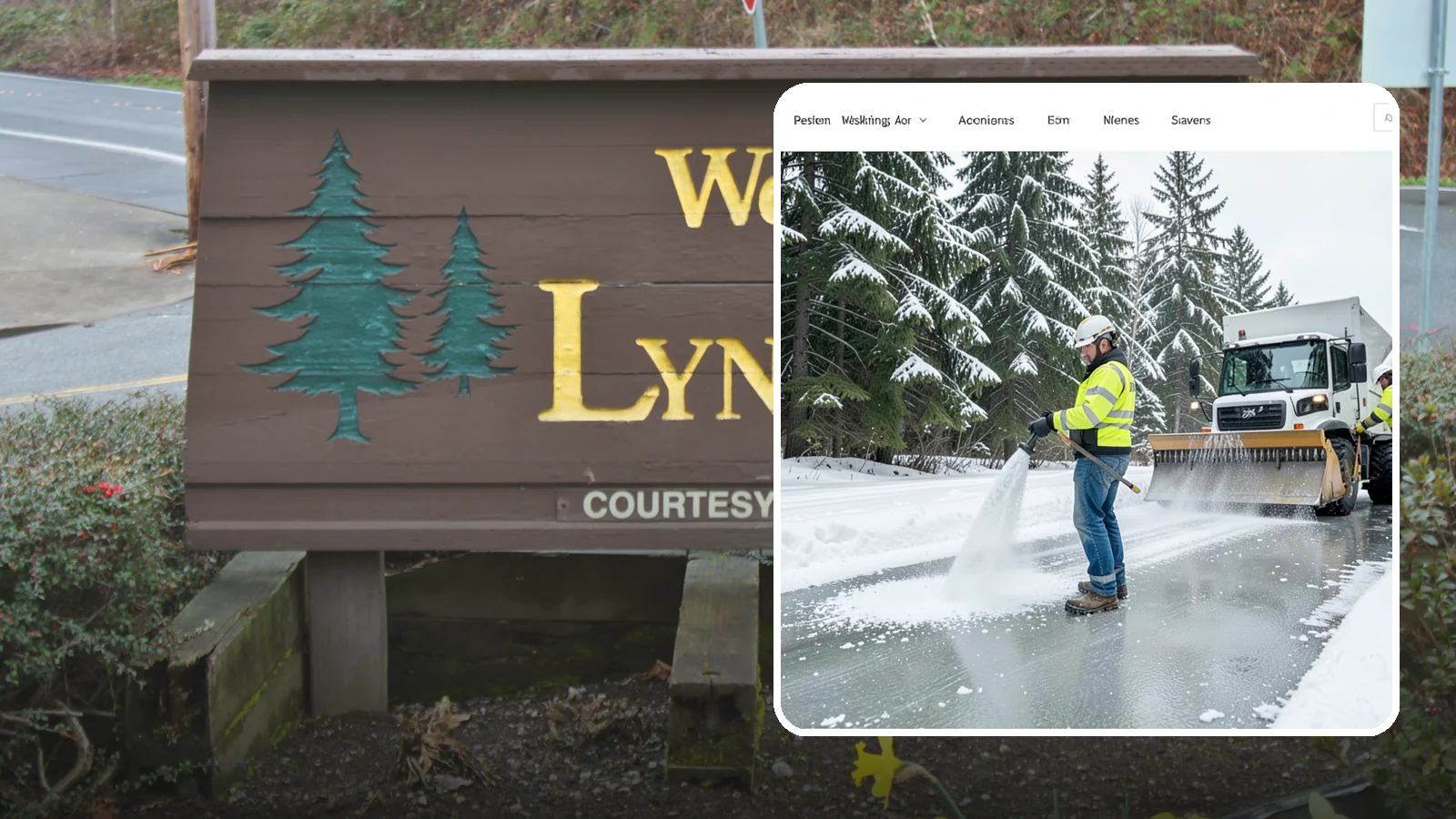 Salt Application in Lynnwood, Snohomish County, WA - Salt application melts existing ice and prevents new formation on the pavement surfaces that keep your Western Washington...