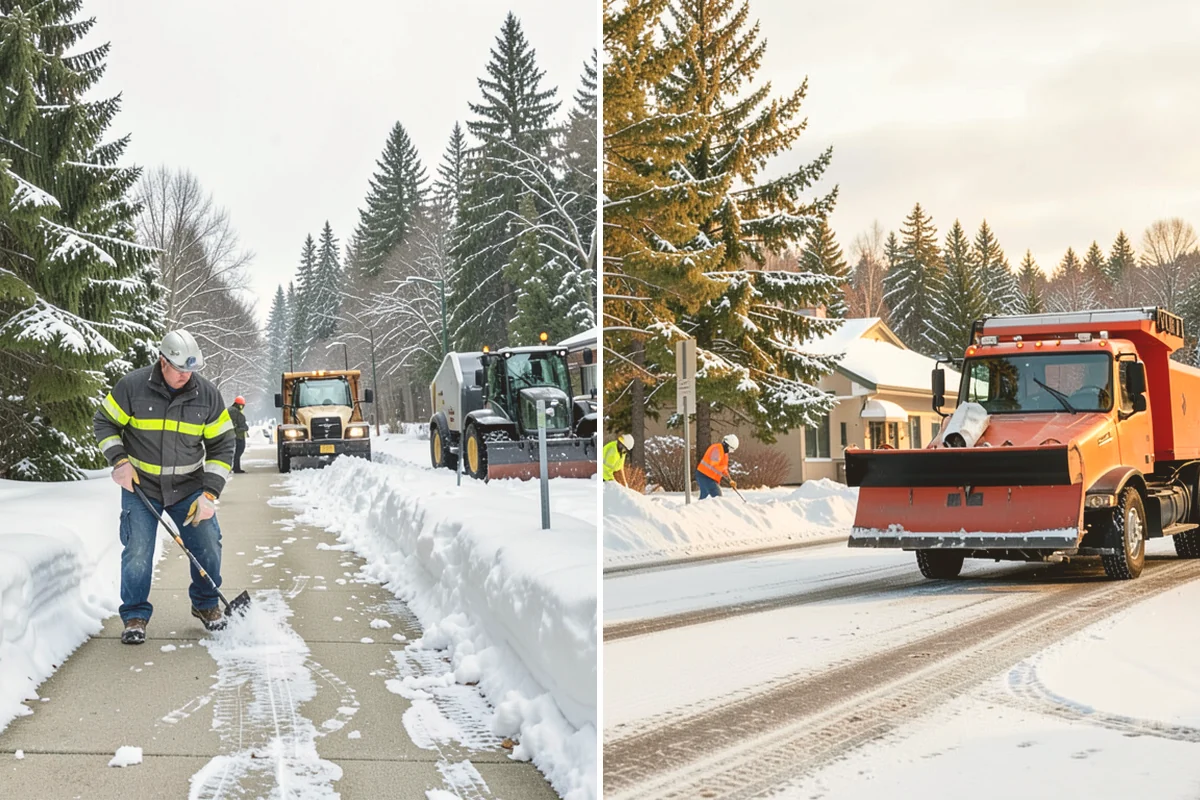 Salt Application in Lynnwood, Snohomish County, WA - Check pavement temperature to confirm salt is the right tool
