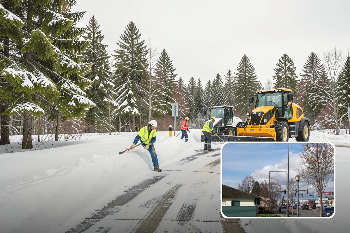Salt Application in Marysville, Snohomish County, WA - Melts ice effectively in the mid-20s range typical of PNW freezes