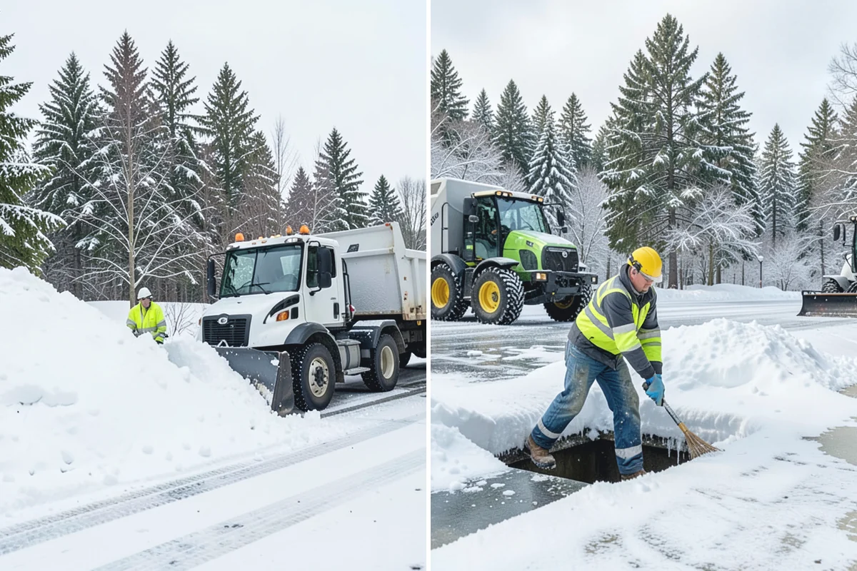 Salt Application in Medina, King County, WA - Check pavement temperature to confirm salt is the right tool