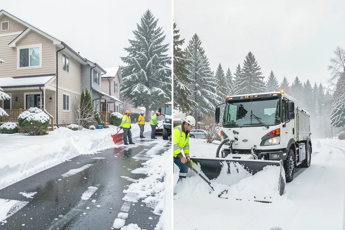 Salt Application in Mill Creek, Snohomish County, WA - Check pavement temperature to confirm salt is the right tool