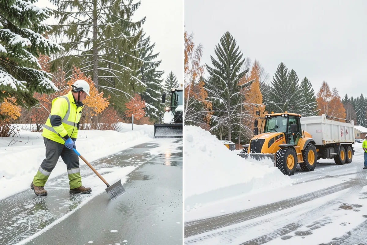 Salt Application in Milton, King County, WA - Check pavement temperature to confirm salt is the right tool