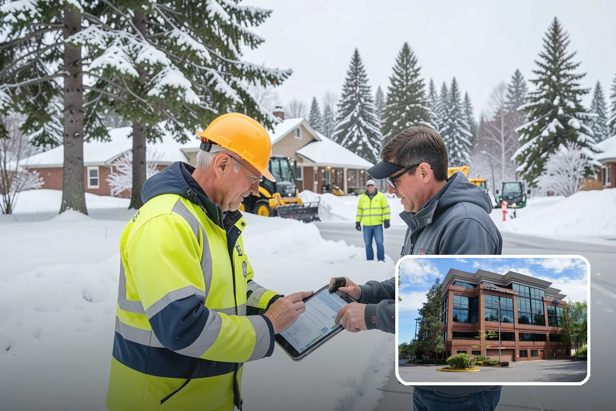 Salt Application in Mountlake Terrace, Snohomish County, WA - Melts ice effectively in the mid-20s range typical of PNW freezes