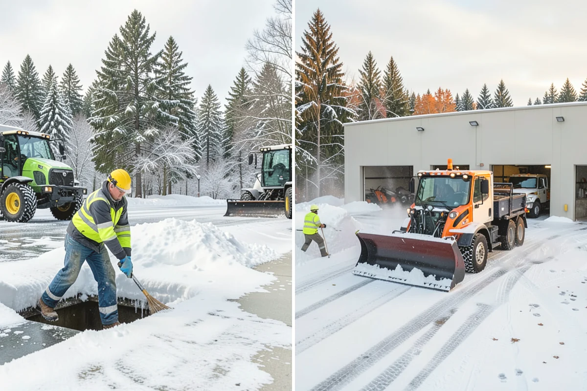 Salt Application in Mountlake Terrace, Snohomish County, WA - Check pavement temperature to confirm salt is the right tool