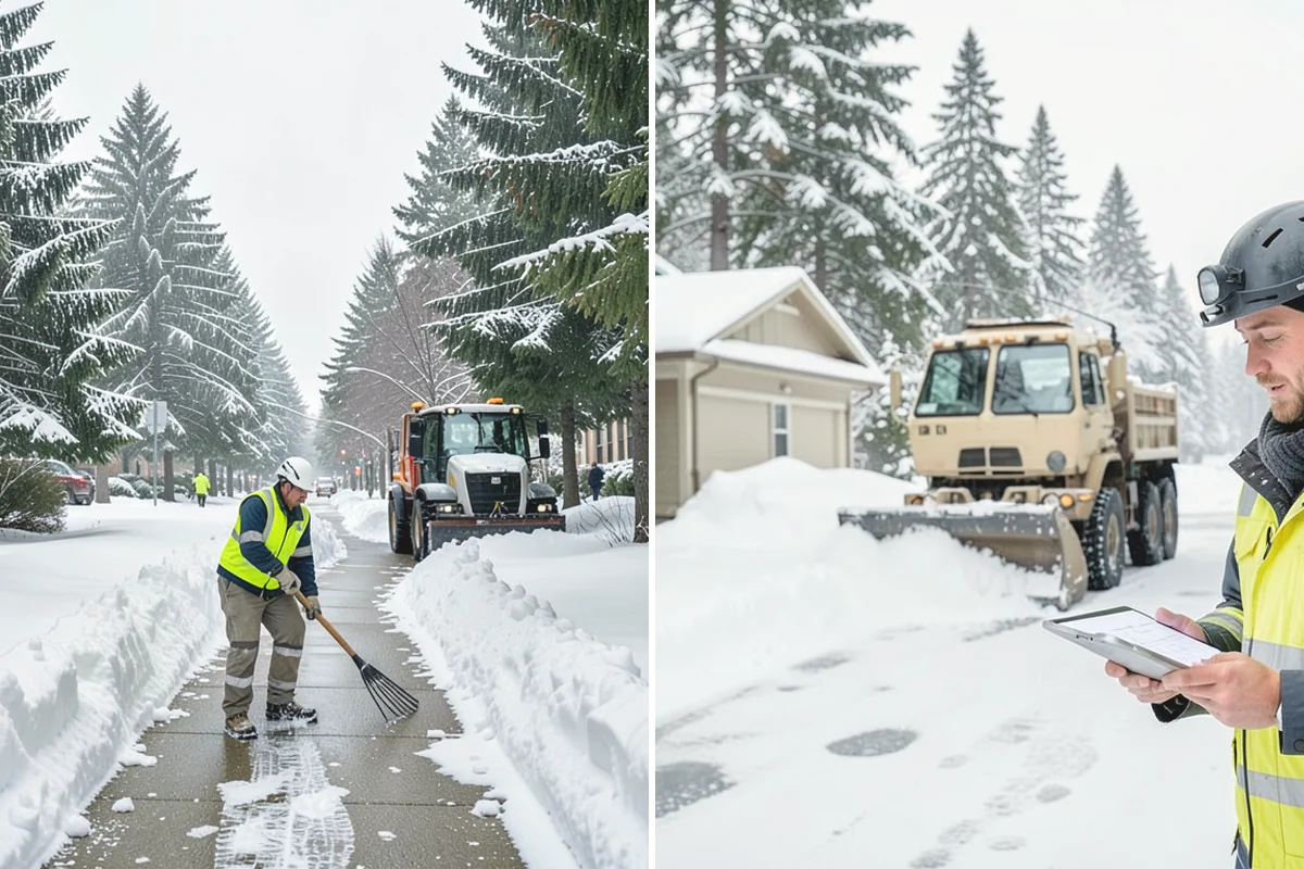 Salt Application in Mukilteo, Snohomish County, WA - Check pavement temperature to confirm salt is the right tool