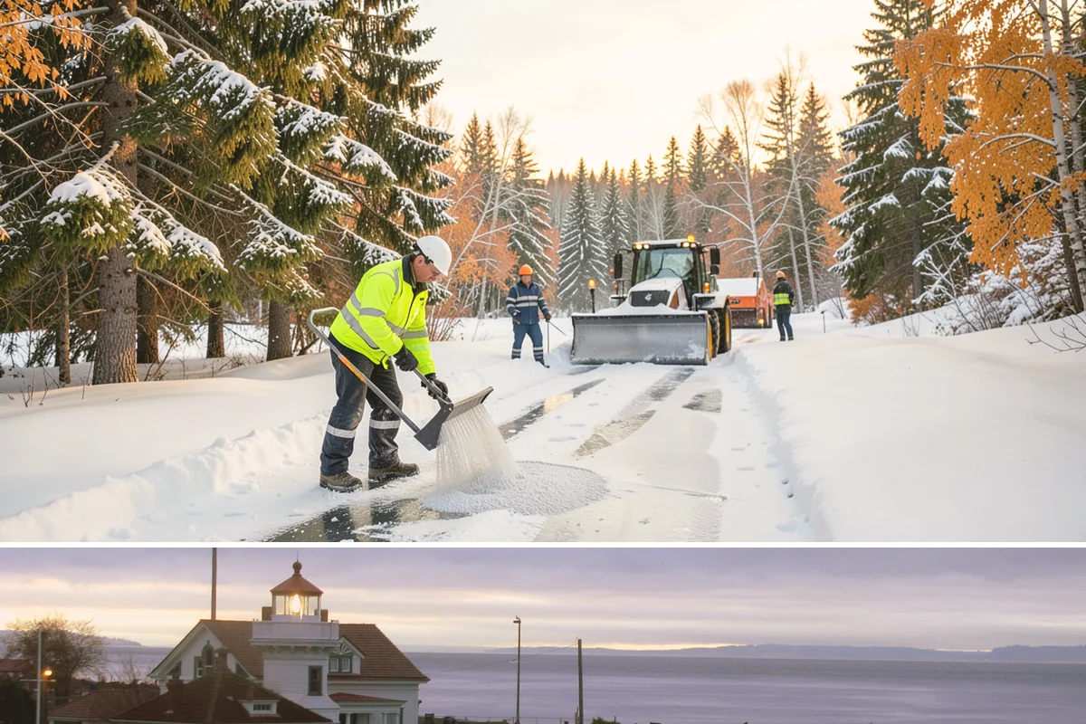 Salt Application in Mukilteo, Snohomish County, WA - Salt application is most effective from November through February during freezes that hold in the low-to-mid 20s across the Puget...