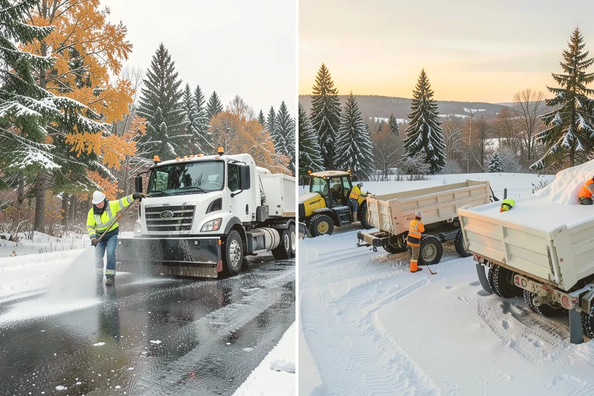 Salt Application in Newcastle, King County, WA - Check pavement temperature to confirm salt is the right tool