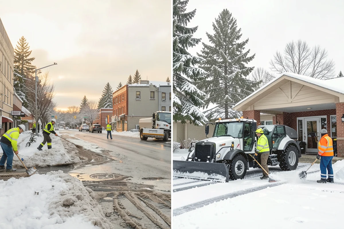 Salt Application in North Bend, King County, WA - Check pavement temperature to confirm salt is the right tool