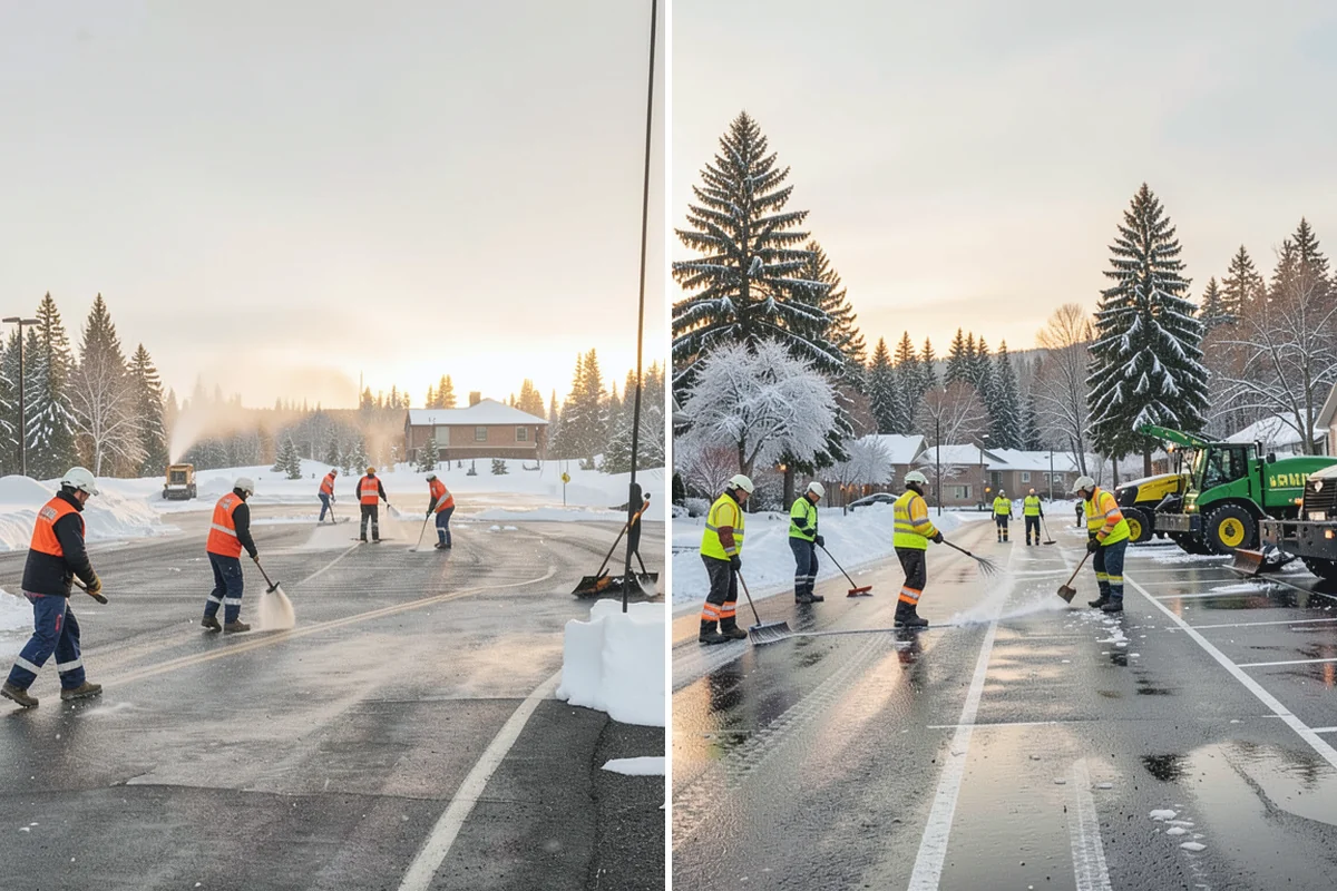 Salt Application in Renton, King County, WA - Check pavement temperature to confirm salt is the right tool