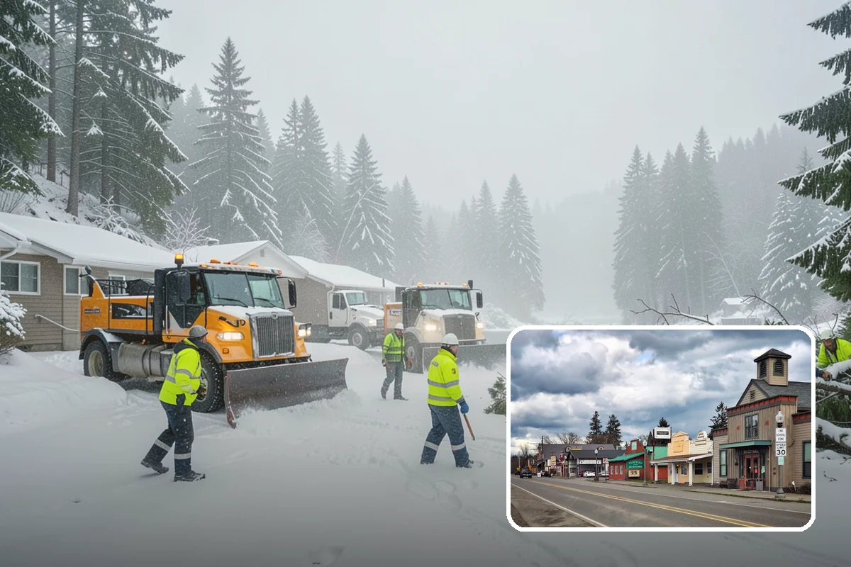 Salt Application in Roy, Pierce County, WA - Melts ice effectively in the mid-20s range typical of PNW freezes