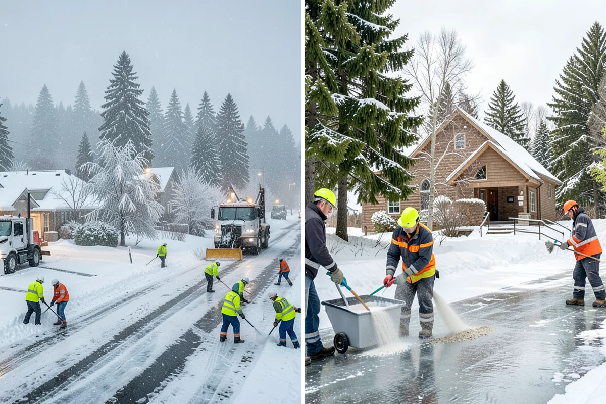 Salt Application in SeaTac, King County, WA - Check pavement temperature to confirm salt is the right tool
