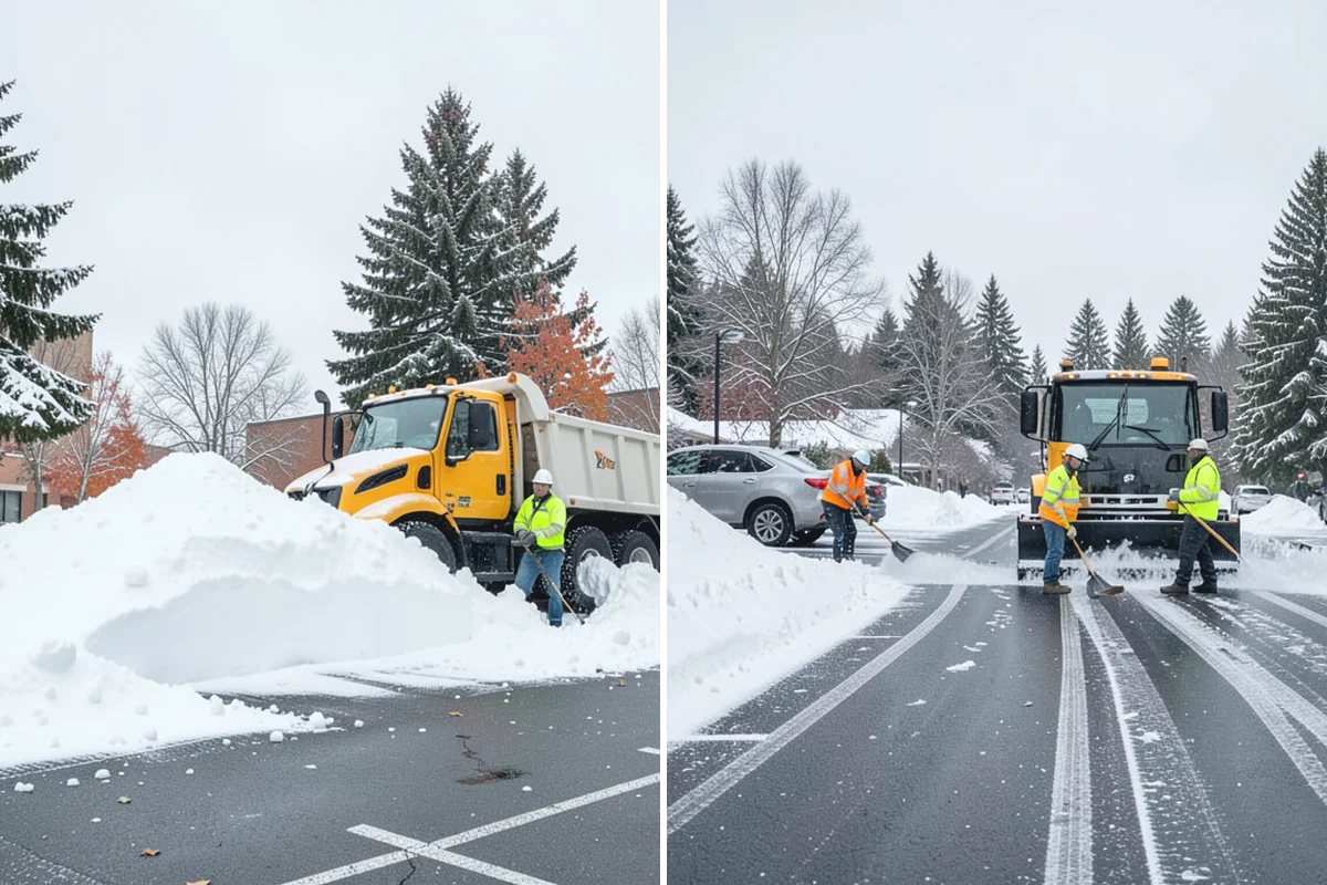 Salt Application in South Prairie, Pierce County, WA - Check pavement temperature to confirm salt is the right tool