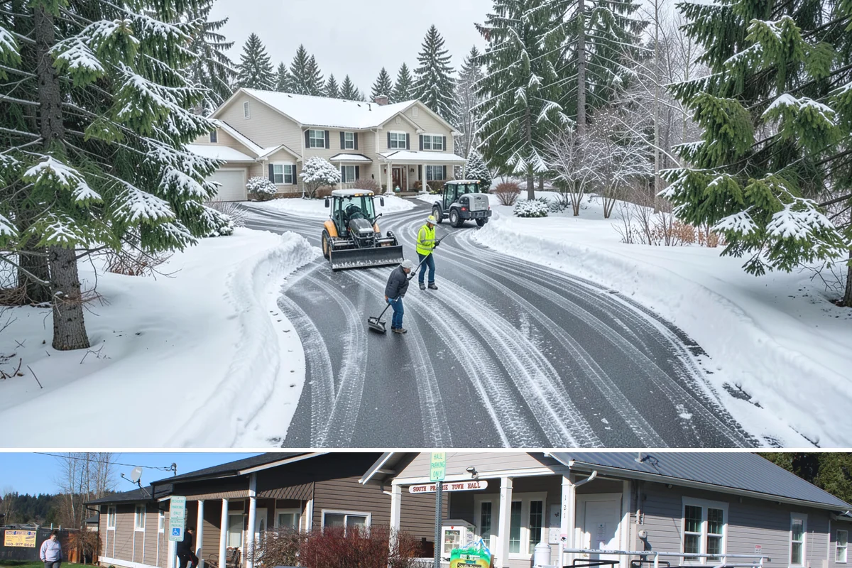 Salt Application in South Prairie, Pierce County, WA - Salt application is most effective from November through February during freezes that hold in the low-to-mid 20s across the Puget...