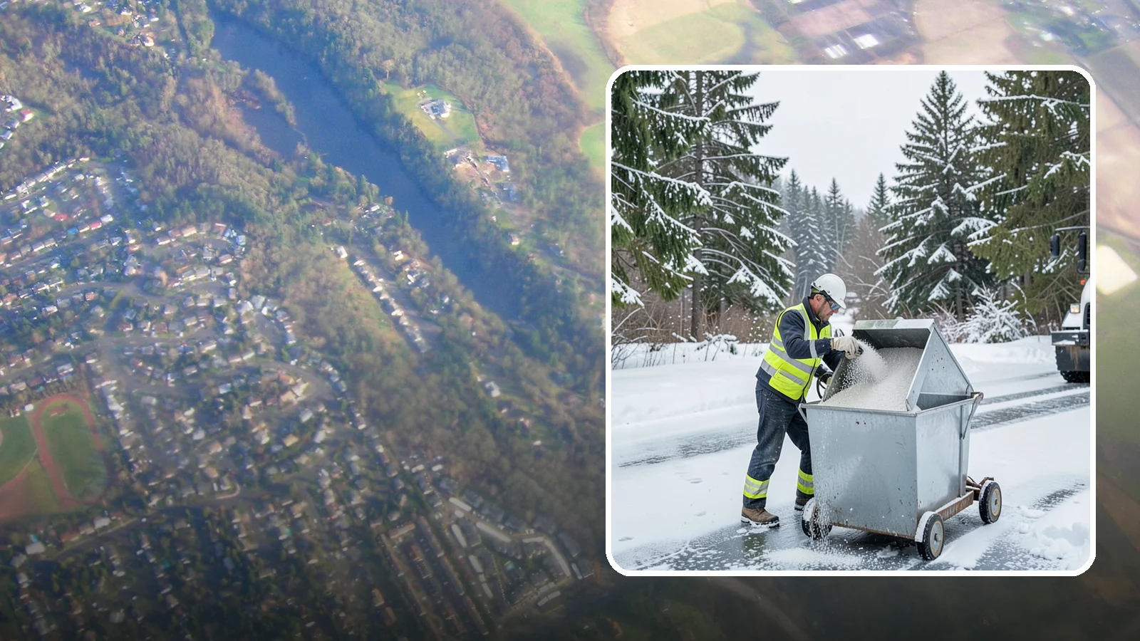 Salt Bin Filling in Algona, King County, WA - Salt bin filling tops off your on-site storage bins so deicing material is ready the moment ice threatens.