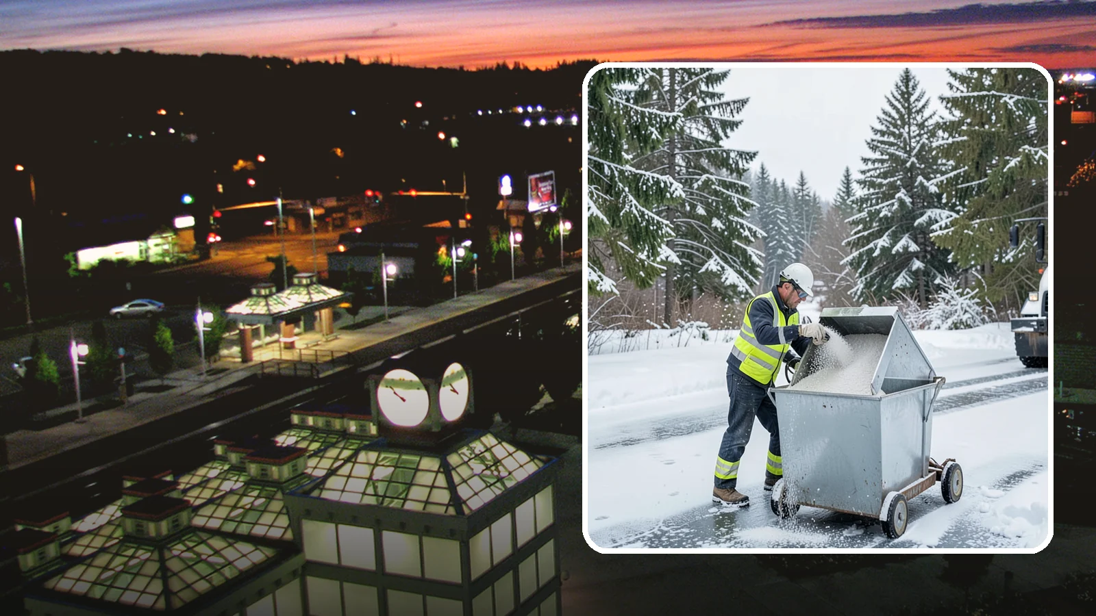 Salt Bin Filling in Auburn, King County, WA - Salt bin filling tops off your on-site storage bins so deicing material is ready the moment ice threatens.