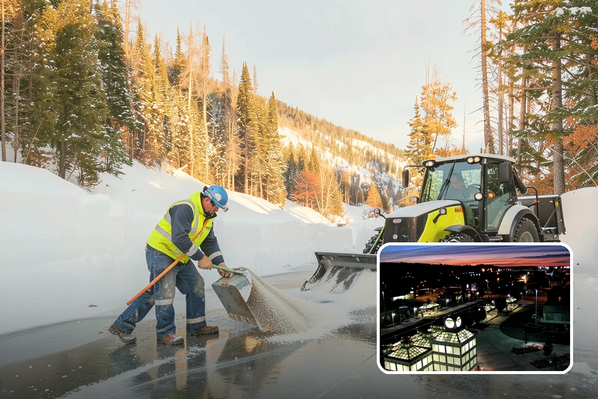 Salt Bin Filling in Auburn, King County, WA - Keeps spreader-ready salt on hand for immediate response