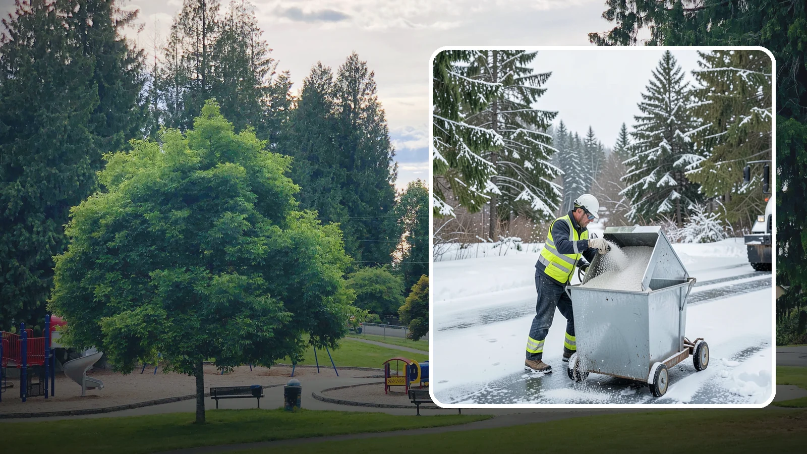 Salt Bin Filling in Bonney Lake, Pierce County, WA - Salt bin filling tops off your on-site storage bins so deicing material is ready the moment ice threatens.