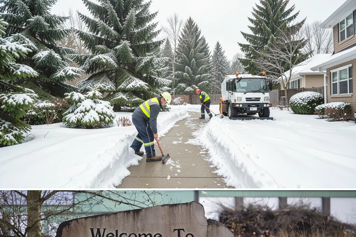 Salt Bin Filling in Buckley, Pierce County, WA - Salt bins are filled in early winter and refilled after each major event through the cold season.