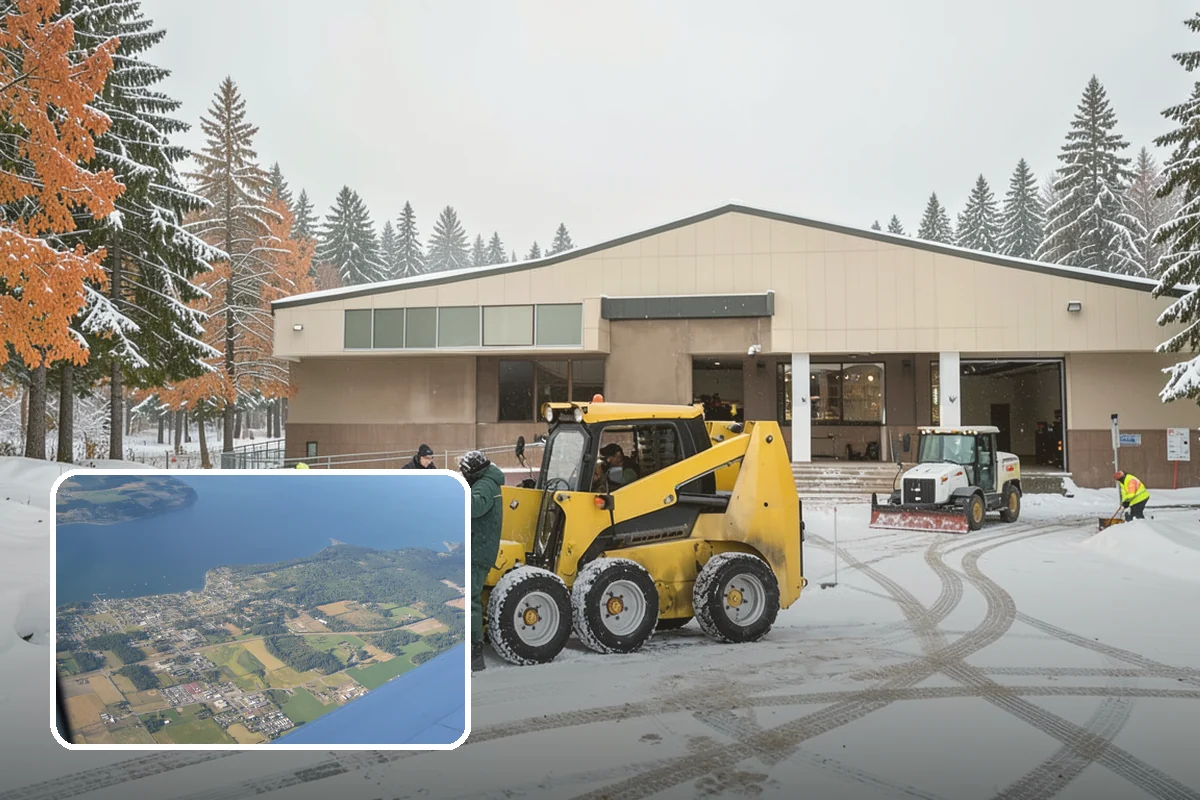 Salt Bin Filling in Coupeville, Island County, WA - Keeps spreader-ready salt on hand for immediate response
