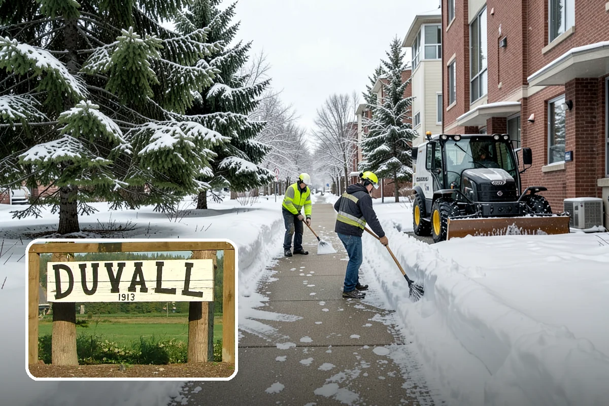 Salt Bin Filling in Duvall, King County, WA - Keeps spreader-ready salt on hand for immediate response