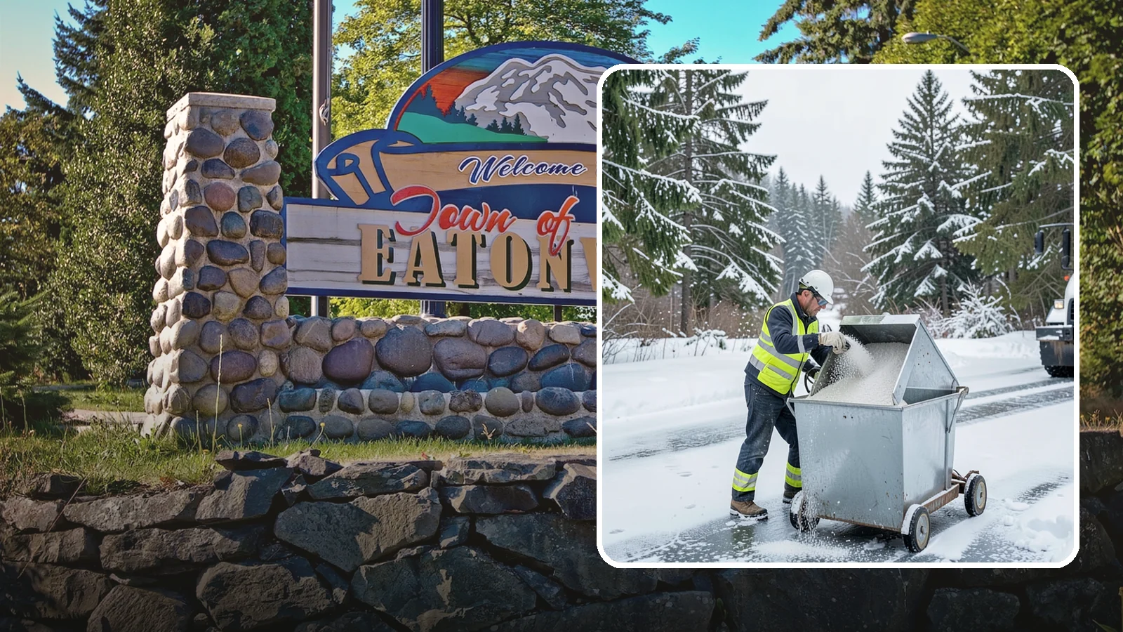 Salt Bin Filling in Eatonville, Pierce County, WA - Salt bin filling tops off your on-site storage bins so deicing material is ready the moment ice threatens.