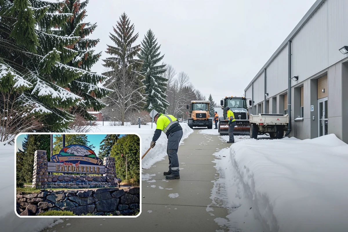 Salt Bin Filling in Eatonville, Pierce County, WA - Keeps spreader-ready salt on hand for immediate response