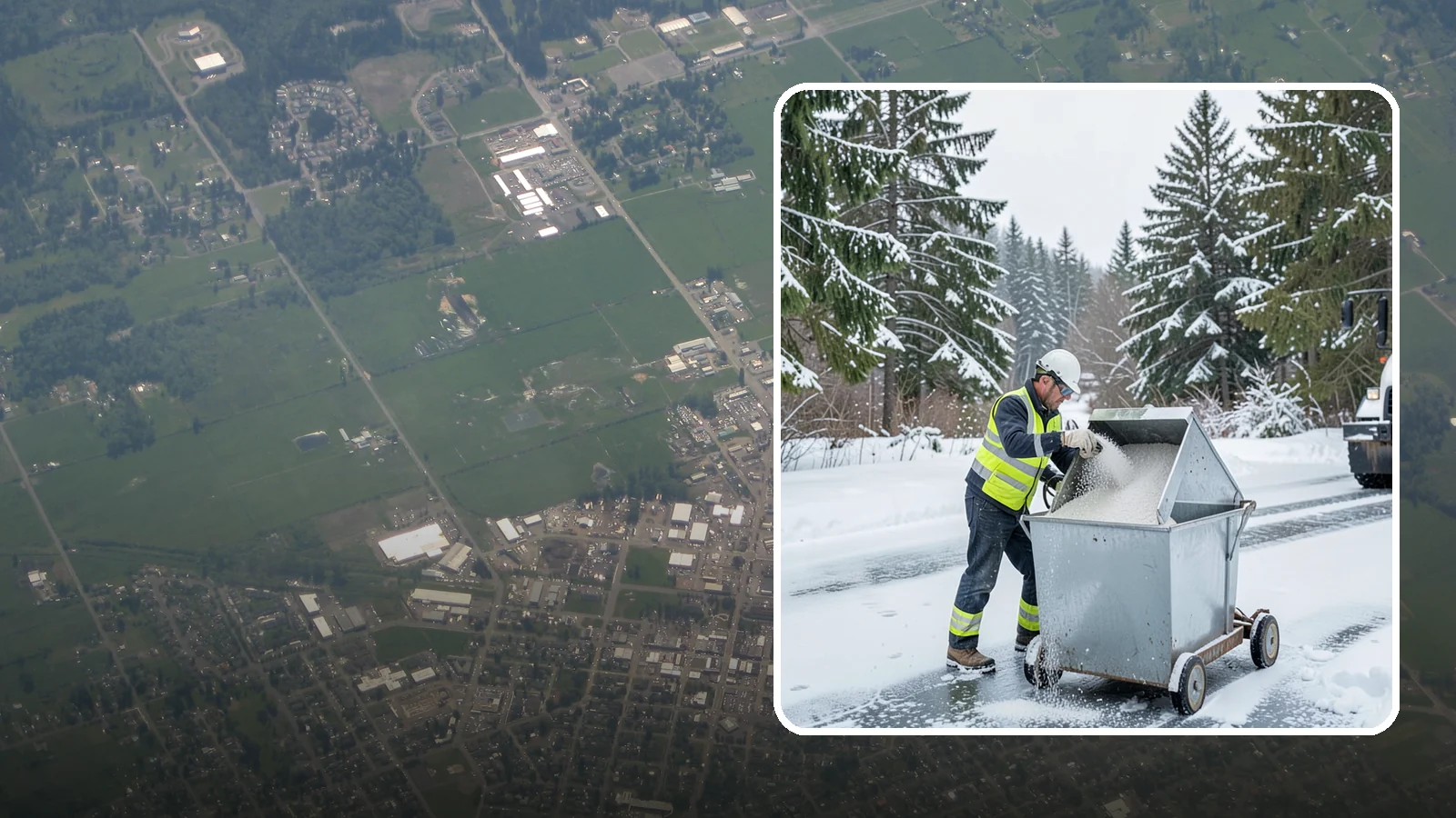 Salt Bin Filling in Enumclaw, King County, WA - Salt bin filling tops off your on-site storage bins so deicing material is ready the moment ice threatens.