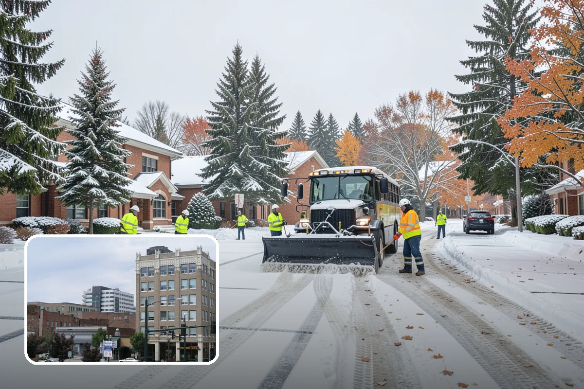 Salt Bin Filling in Everett, Snohomish County, WA - Keeps spreader-ready salt on hand for immediate response
