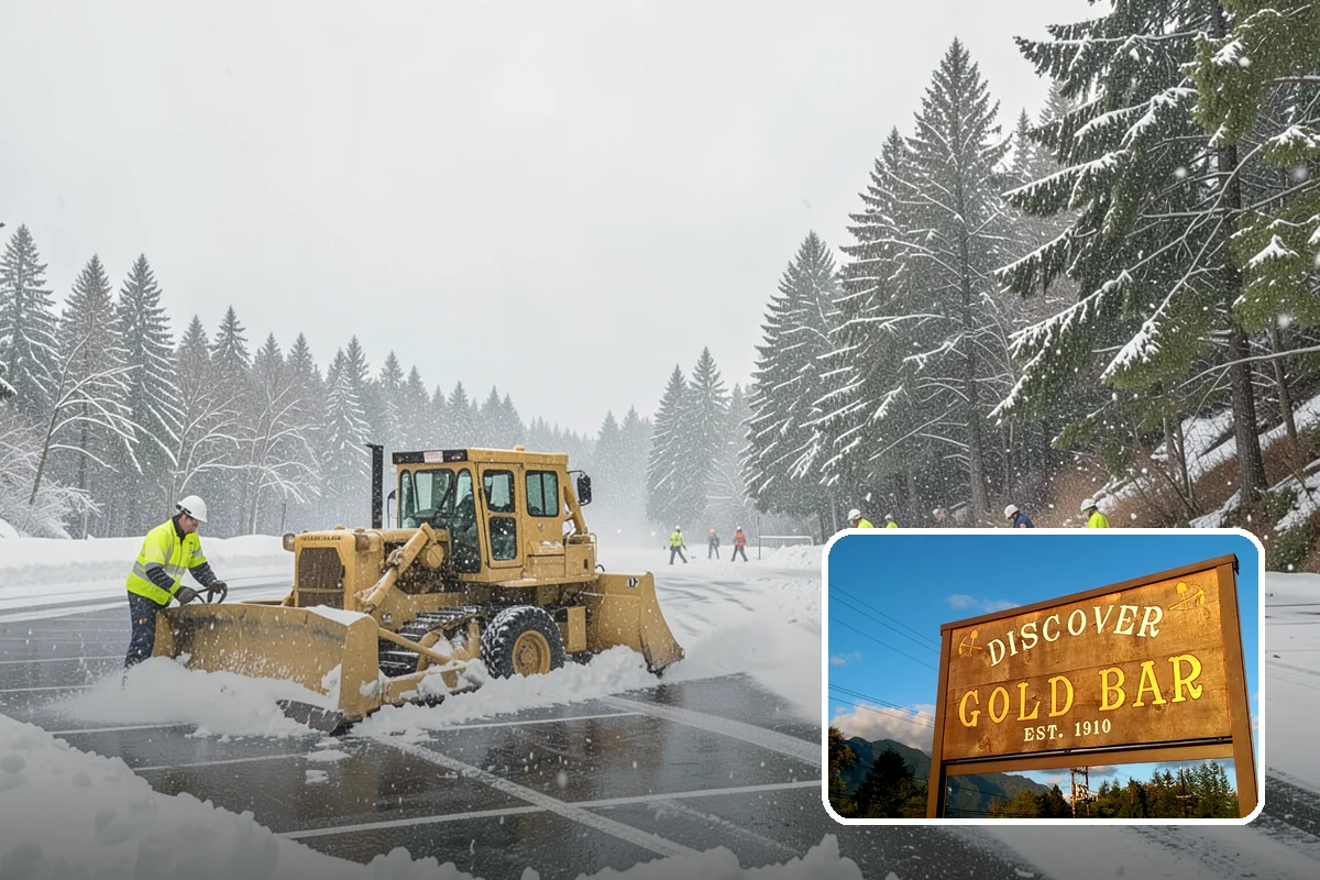 Salt Bin Filling in Gold Bar, Snohomish County, WA - Keeps spreader-ready salt on hand for immediate response
