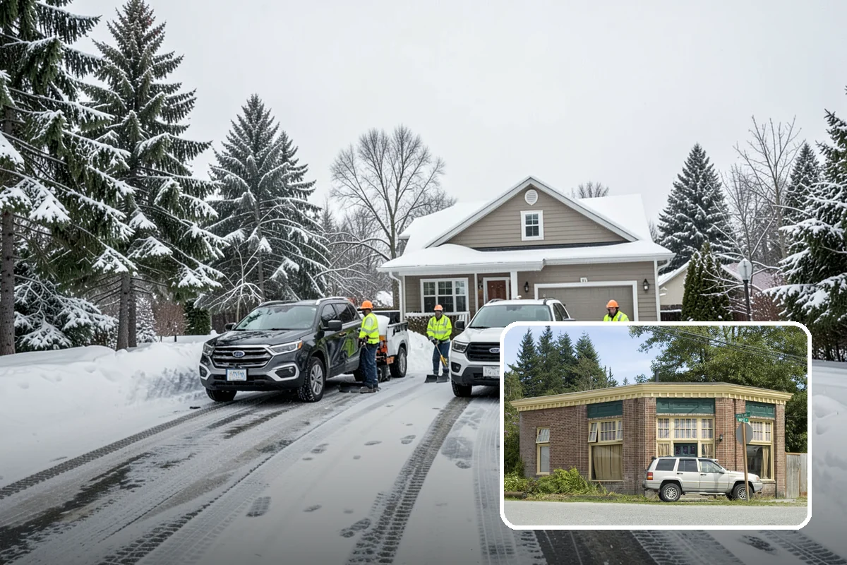 Salt Bin Filling in Hamilton, Skagit County, WA - Keeps spreader-ready salt on hand for immediate response