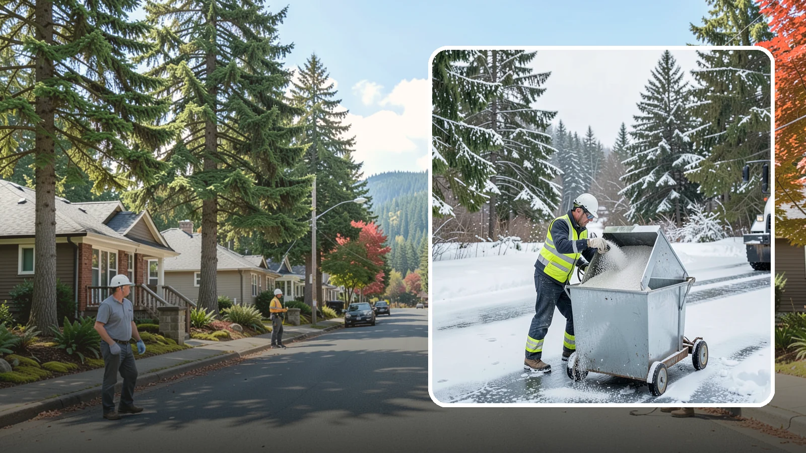 Salt Bin Filling in Hunts Point, King County, WA - Salt bin filling tops off your on-site storage bins so deicing material is ready the moment ice threatens.