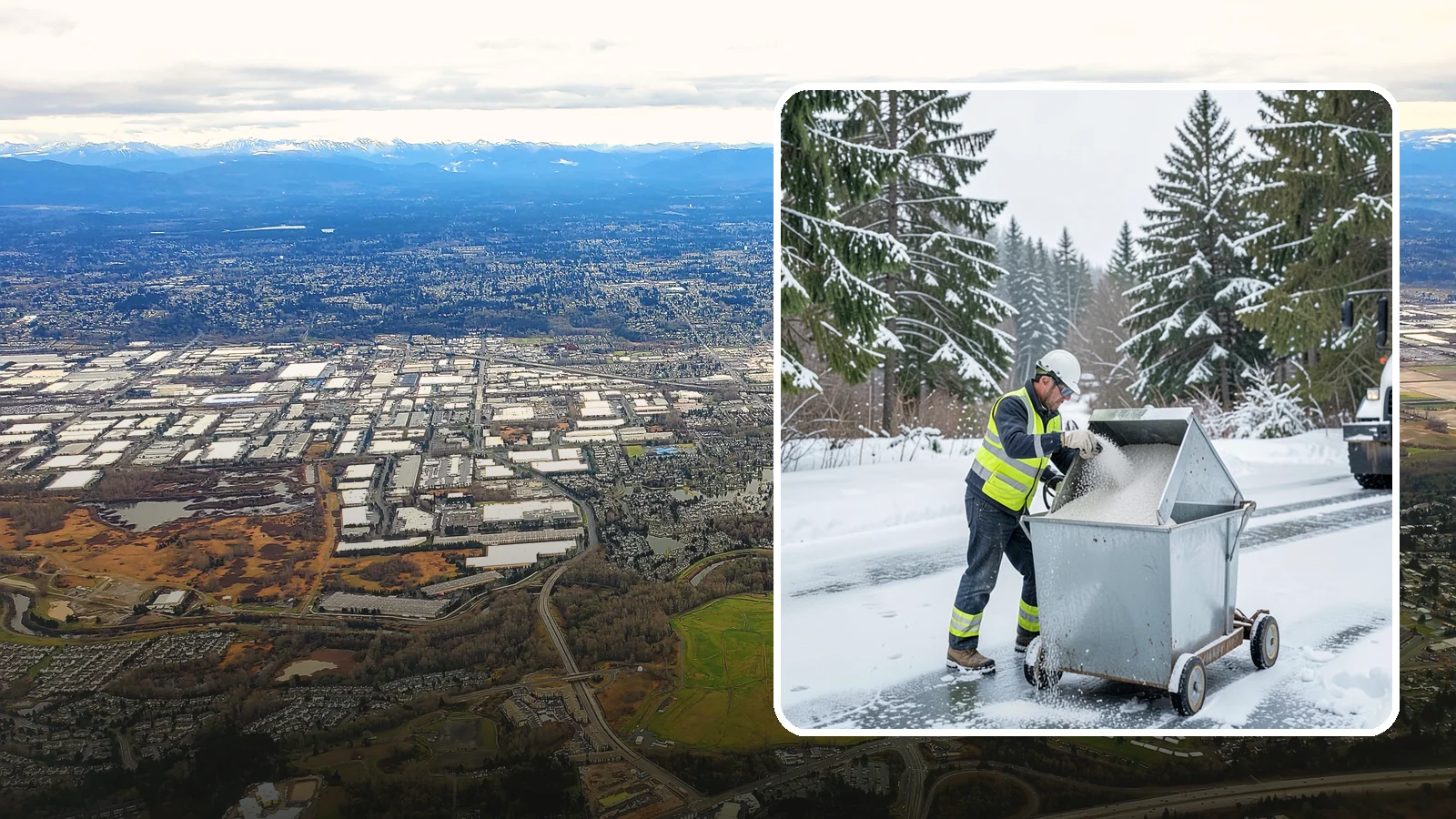 Salt Bin Filling in Kent, King County, WA - Salt bin filling tops off your on-site storage bins so deicing material is ready the moment ice threatens.