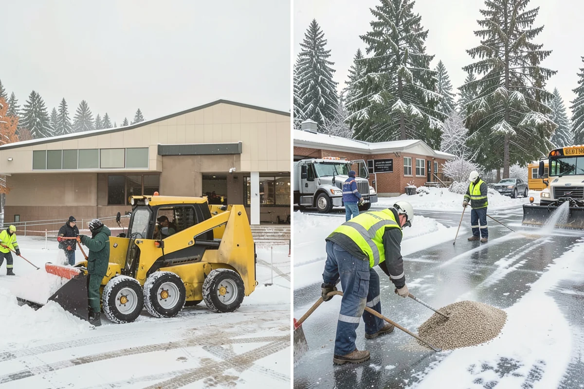 Salt Bin Filling in Kent, King County, WA - Inspect the salt bin's capacity and current level