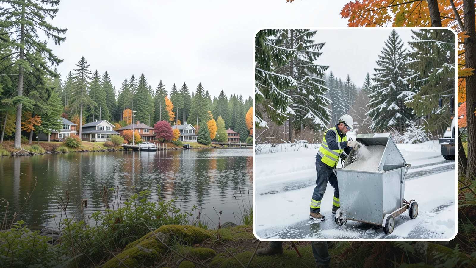 Salt Bin Filling in La Conner, Skagit County, WA - Salt bin filling tops off your on-site storage bins so deicing material is ready the moment ice threatens.