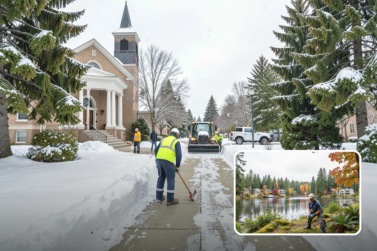 Salt Bin Filling in La Conner, Skagit County, WA - Keeps spreader-ready salt on hand for immediate response