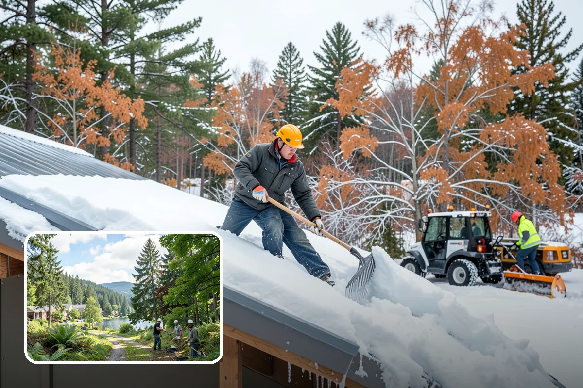 Salt Bin Filling in Lake Forest Park, King County, WA - Keeps spreader-ready salt on hand for immediate response
